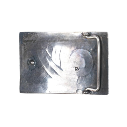Roy Vandever Navajo Sterling belt buckle - Estate Fresh Austin