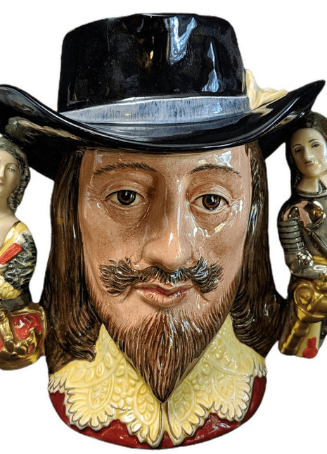 Royal Doulton Character Jug King Charles I 1721/2500 limited Edition Large - Estate Fresh Austin