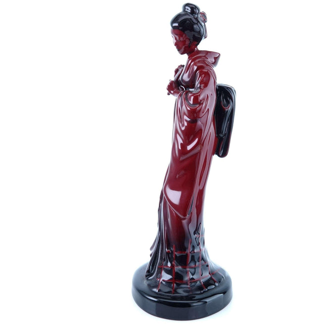 Royal Doulton Flambe Figure The Geisha 1983 Collectors club Figurine - Estate Fresh Austin