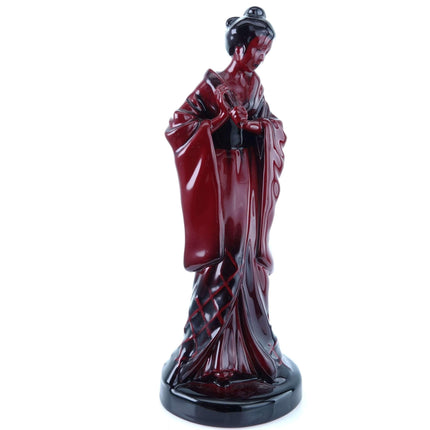 Royal Doulton Flambe Figure The Geisha 1983 Collectors club Figurine - Estate Fresh Austin