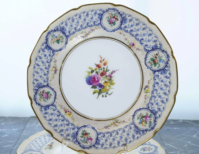 Royal Doulton Hand Painted Dinner Plate Set (12) - Estate Fresh Austin