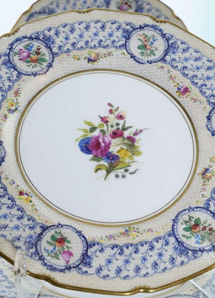 Royal Doulton Hand Painted Dinner Plate Set (12) - Estate Fresh Austin