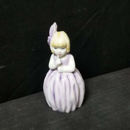 Royal Worcester Hush Figural Candle Snuffer 1976 3 5/8" - Estate Fresh Austin