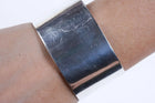 RP Thick Heavy Sterling Navajo Plain Cuff bracelet - Estate Fresh Austin