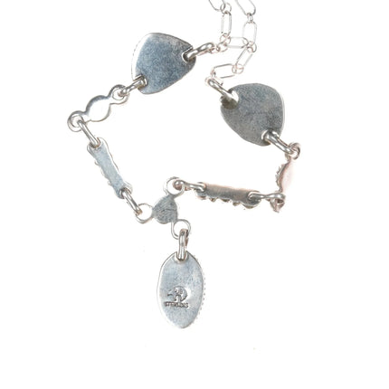 Running Bear Shop Sterling, turquoise, spiny oyster, necklace and cuff bracelet - Estate Fresh Austin