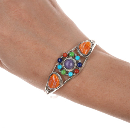 Running Bear Shop Sterling, turquoise, spiny oyster, necklace and cuff bracelet - Estate Fresh Austin