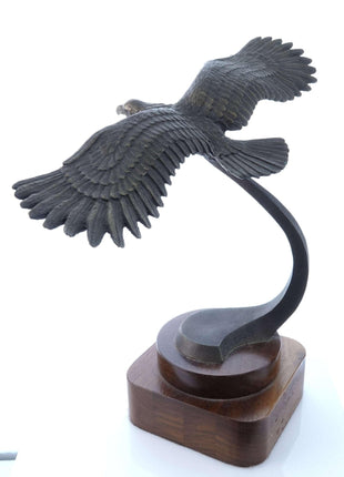 S.A. Efron Bronze Flying Eagle Scupture - Estate Fresh Austin