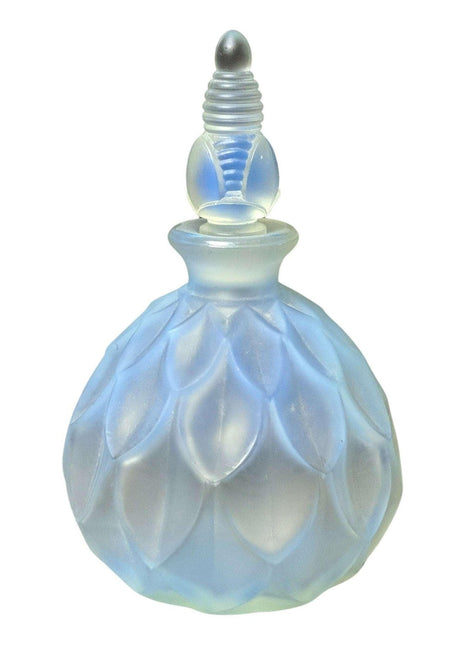 Sabino French Art Glass Perfume Bottle Petalia 5.5" tall x 3.5" wide - Estate Fresh Austin