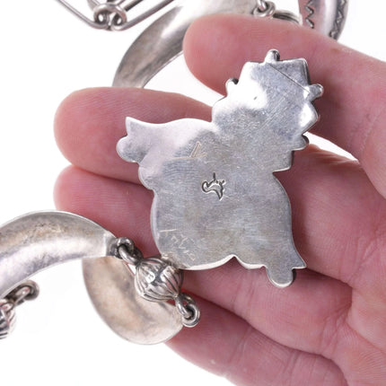 Sadie Calvin Navajo Sterling turquoise necklace - Estate Fresh Austin