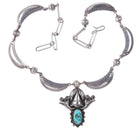 Sadie Calvin Navajo Sterling turquoise necklace - Estate Fresh Austin