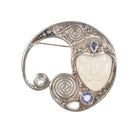 Sajen Sterling multi-stone pendant/pin - Estate Fresh Austin