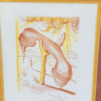 Salvador Dali "Soft Telephone" Etching c.1980's - Estate Fresh Austin