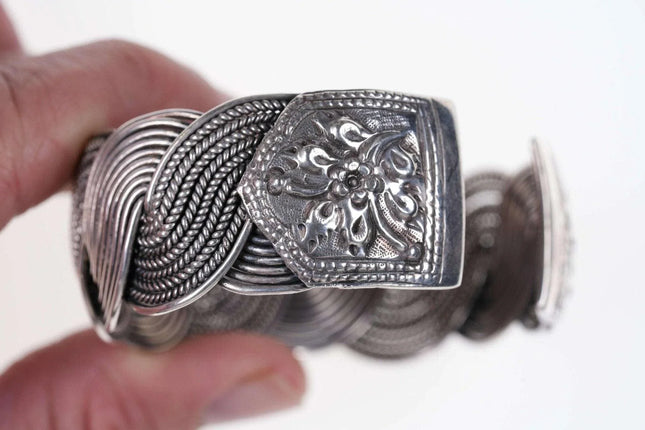 Samuel Benham BJC Sterling silver cuff bracelet - Estate Fresh Austin