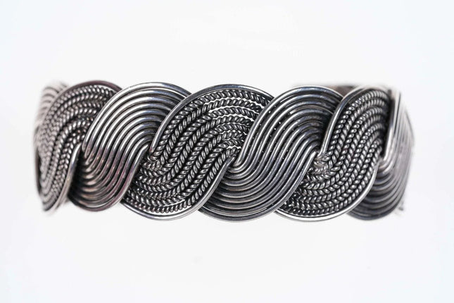 Samuel Benham BJC Sterling silver cuff bracelet - Estate Fresh Austin