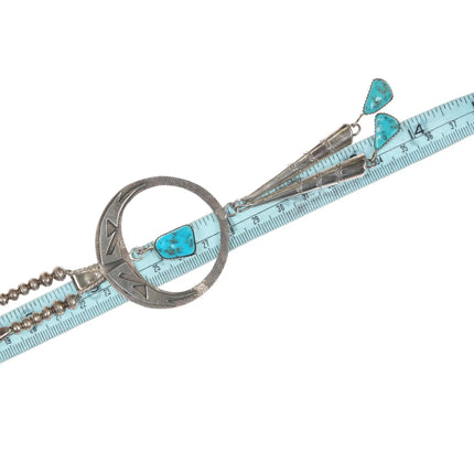 Sarah Dickens Navajo Sterling and turquoise necklace - Estate Fresh Austin
