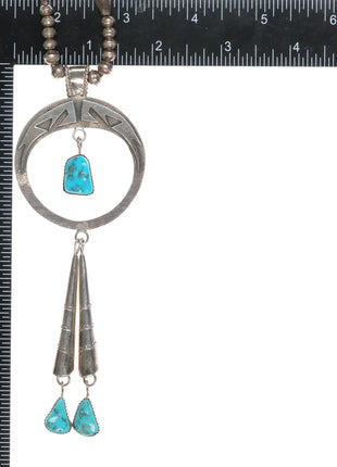 Sarah Dickens Navajo Sterling and turquoise necklace - Estate Fresh Austin