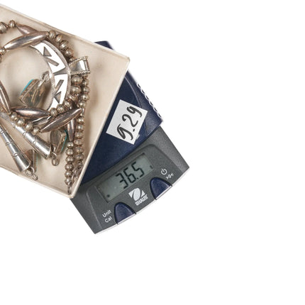 Sarah Dickens Navajo Sterling and turquoise necklace - Estate Fresh Austin