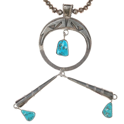 Sarah Dickens Navajo Sterling and turquoise necklace - Estate Fresh Austin
