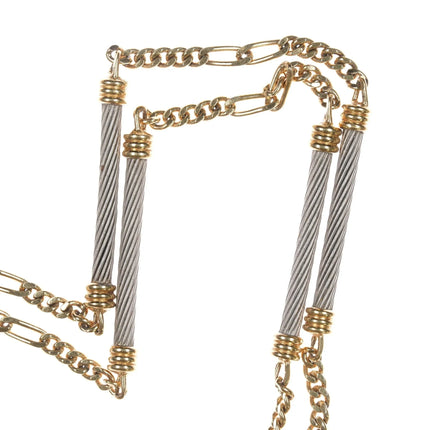 Sergio Bustamante gilt sterling sunface pendant with necklace - Estate Fresh Austin