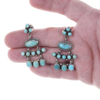 Sheila Tso Navajo Sterling and turquoise earrings - Estate Fresh Austin