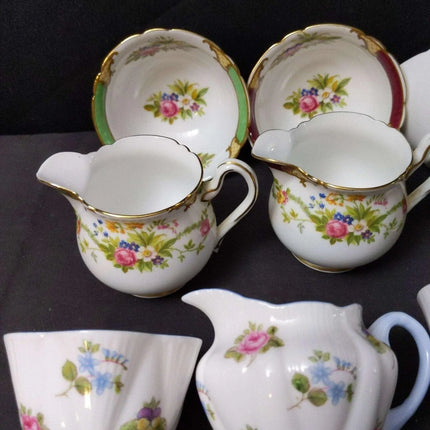 Shelley Creamer and Sugar Collection (12 pcs) - Estate Fresh Austin