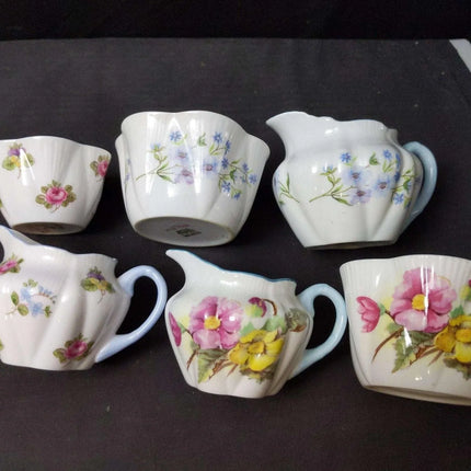 Shelley Creamer and Sugar Collection (12 pcs) - Estate Fresh Austin