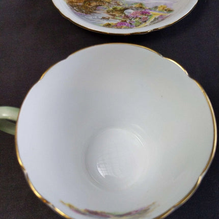 Shelley Heather cup and Saucer Set (multiple available) Gainsborough Shape - Estate Fresh Austin