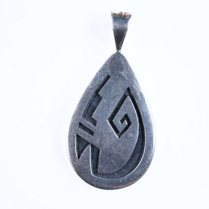 Sidney Arawnaya Hopi Sterling pendant - Estate Fresh Austin