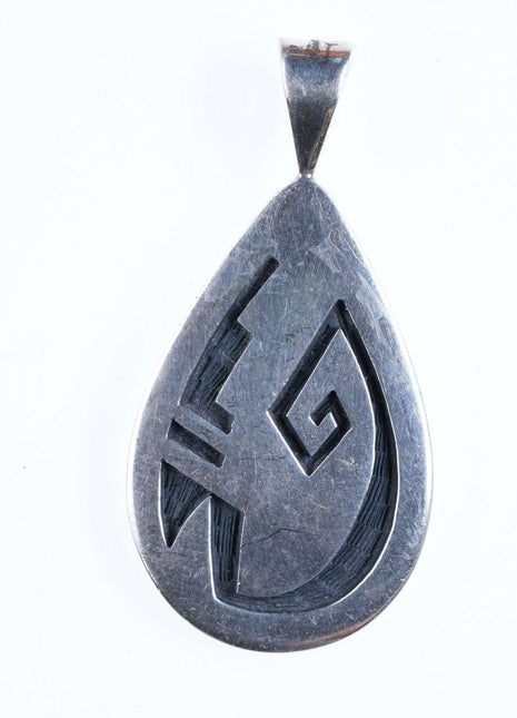 Sidney Arawnaya Hopi Sterling pendant - Estate Fresh Austin