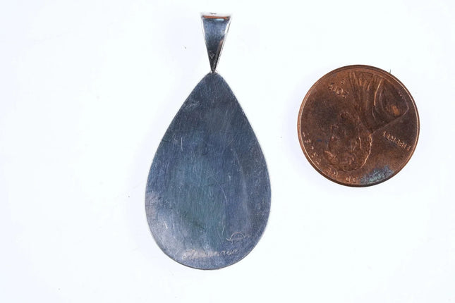 Sidney Arawnaya Hopi Sterling pendant - Estate Fresh Austin
