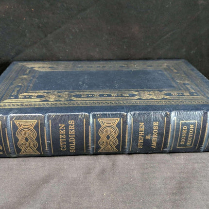 Signed Citizen Soldier Book By Stephen Ambrose Author Sealed First Edition Leath - Estate Fresh Austin