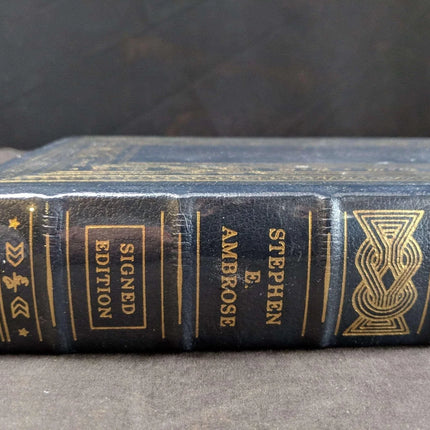 Signed Citizen Soldier Book By Stephen Ambrose Author Sealed First Edition Leath - Estate Fresh Austin