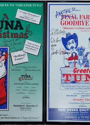 Signed Greater Tuna Posters Jaston Williams/Joe Sears - Estate Fresh Austin