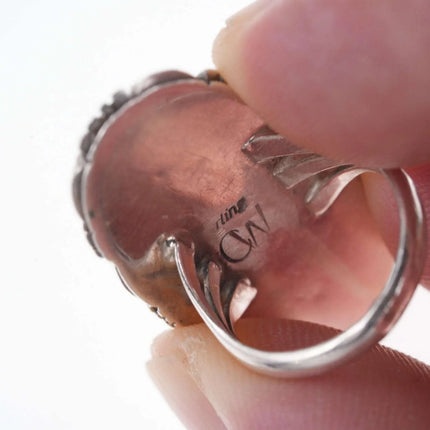 Size 5 Native American sterling/turquoise ring - Estate Fresh Austin
