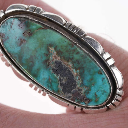 Size 5 Native American sterling/turquoise ring - Estate Fresh Austin