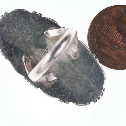 Size 5 Native American sterling/turquoise ring - Estate Fresh Austin