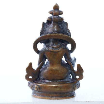 Small Antique Bronze Hindu Figure - Estate Fresh Austin