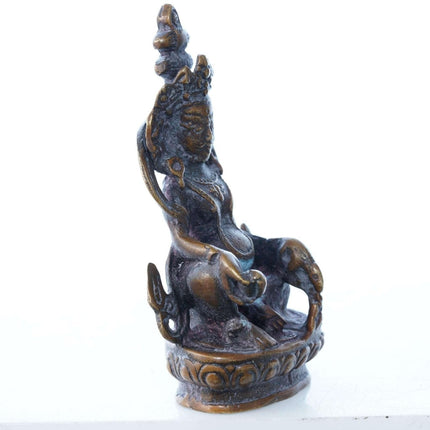 Small Antique Bronze Hindu Figure - Estate Fresh Austin