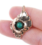 Southwestern 14k/turquoise pendant - Estate Fresh Austin