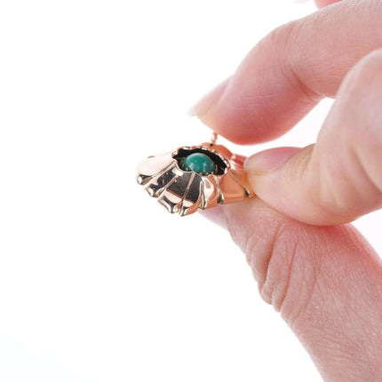 Southwestern 14k/turquoise pendant - Estate Fresh Austin