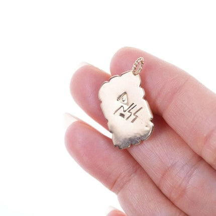 Southwestern 14k/turquoise pendant - Estate Fresh Austin