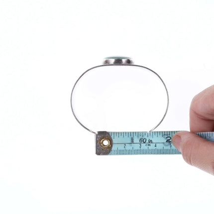 Southwestern Modernist Sterling malachite bracelet - Estate Fresh Austin