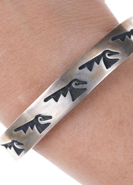 Southwestern Overlay Style Sterling silver bracelet - Estate Fresh Austin