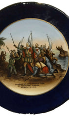 St Augustine, FL Landing of Jean Ponce De Leon L.R. Sch. Bavaria plate c.1900 - Estate Fresh Austin