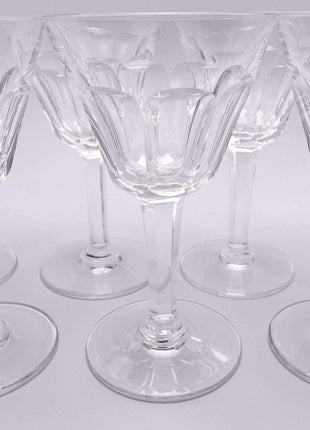 St. Louis Crystal Bristol Wine (7) 5.25" - Estate Fresh Austin