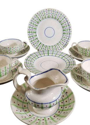 Staffordshire Childs Tea Set Pearlware Mid 19th century 12 piece - Estate Fresh Austin