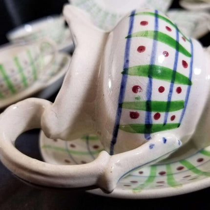 Staffordshire Childs Tea Set Pearlware Mid 19th century 12 piece - Estate Fresh Austin