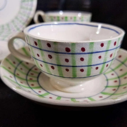 Staffordshire Childs Tea Set Pearlware Mid 19th century 12 piece - Estate Fresh Austin