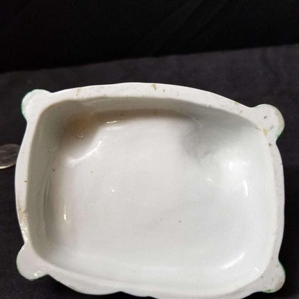 Staffordshire Miniature Figure man woman with spaniel mid to late 19th century - Estate Fresh Austin