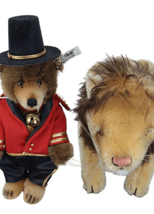 Steiff Circus Ringmaster and Lowe Lion Replica - Estate Fresh Austin